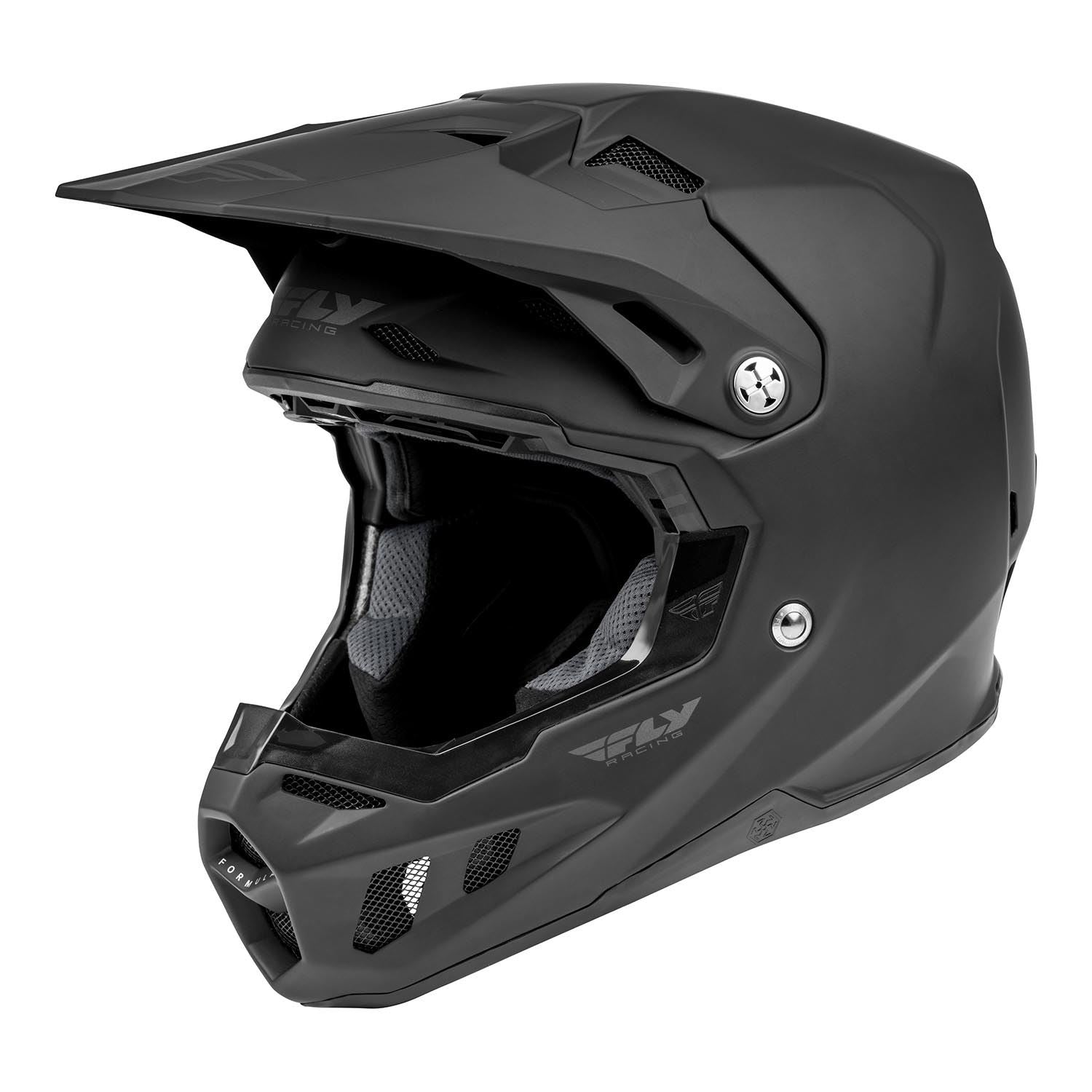 Fly Racing 2025 Formula CC Solid Motocross Helmet Matte Black